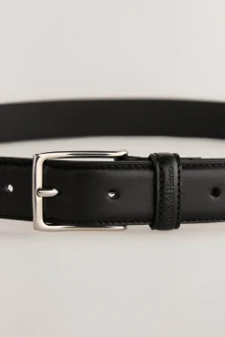 Pedro del Hierro Cinturón piel vestir Negro Outlet