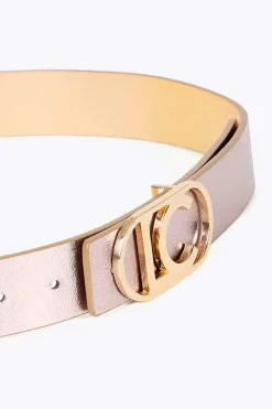 Lola Casademunt Cinturón reversible Amarillo Outlet