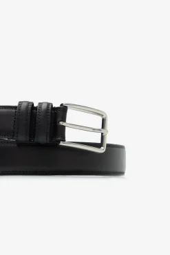 Cortefiel Cinturón sport piel Negro Discount