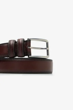 Cortefiel Cinturón sport piel Marr&oacute;n oscuro Discount