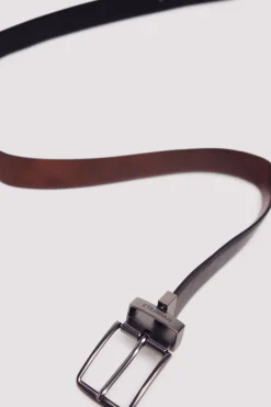 Springfield Cinturón tejanero reversible negro Hot