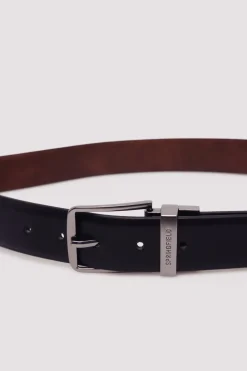 Springfield Cinturón tejanero reversible negro Hot