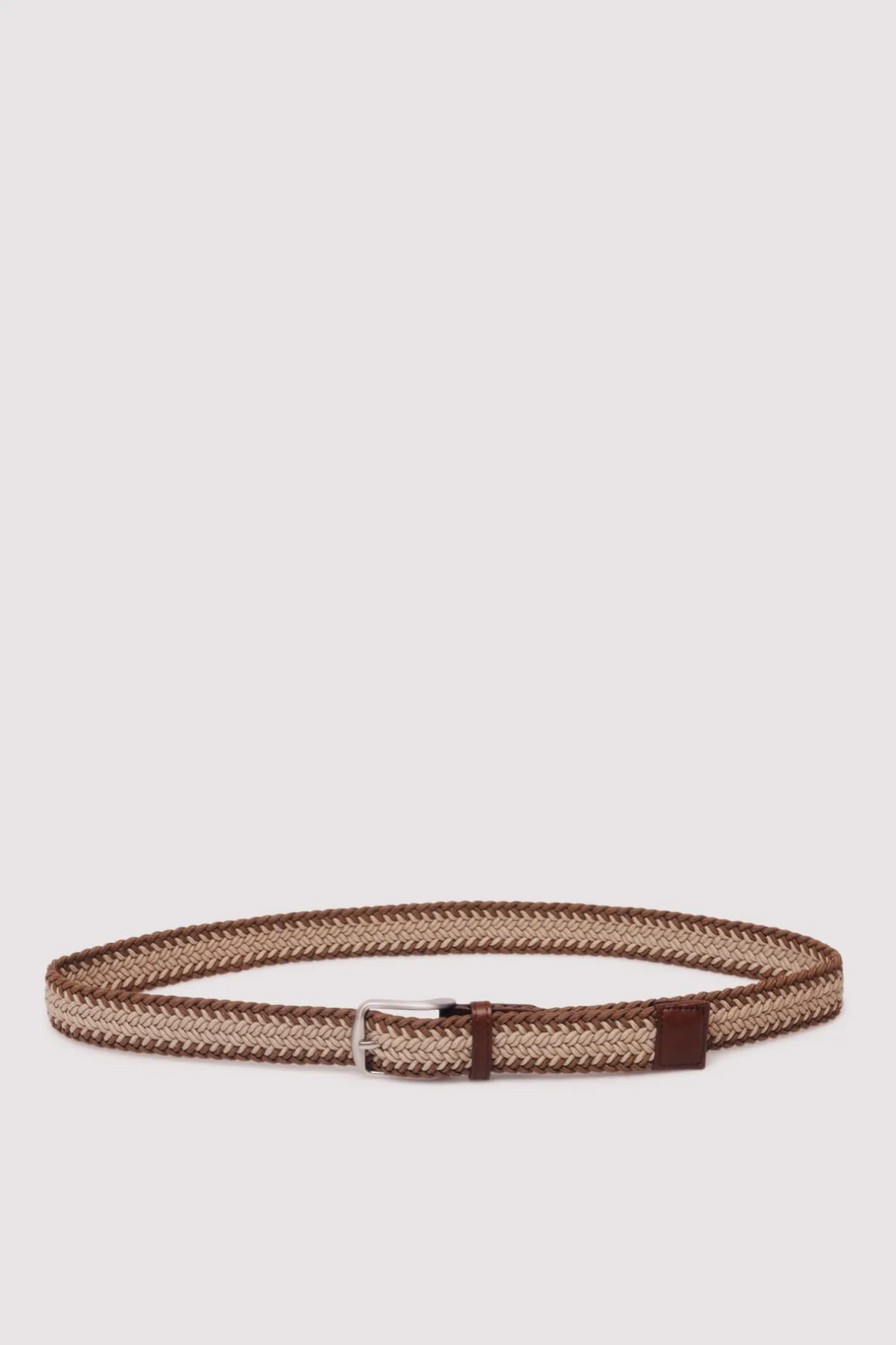 Springfield Cinturón trenzado bicolor beige Best