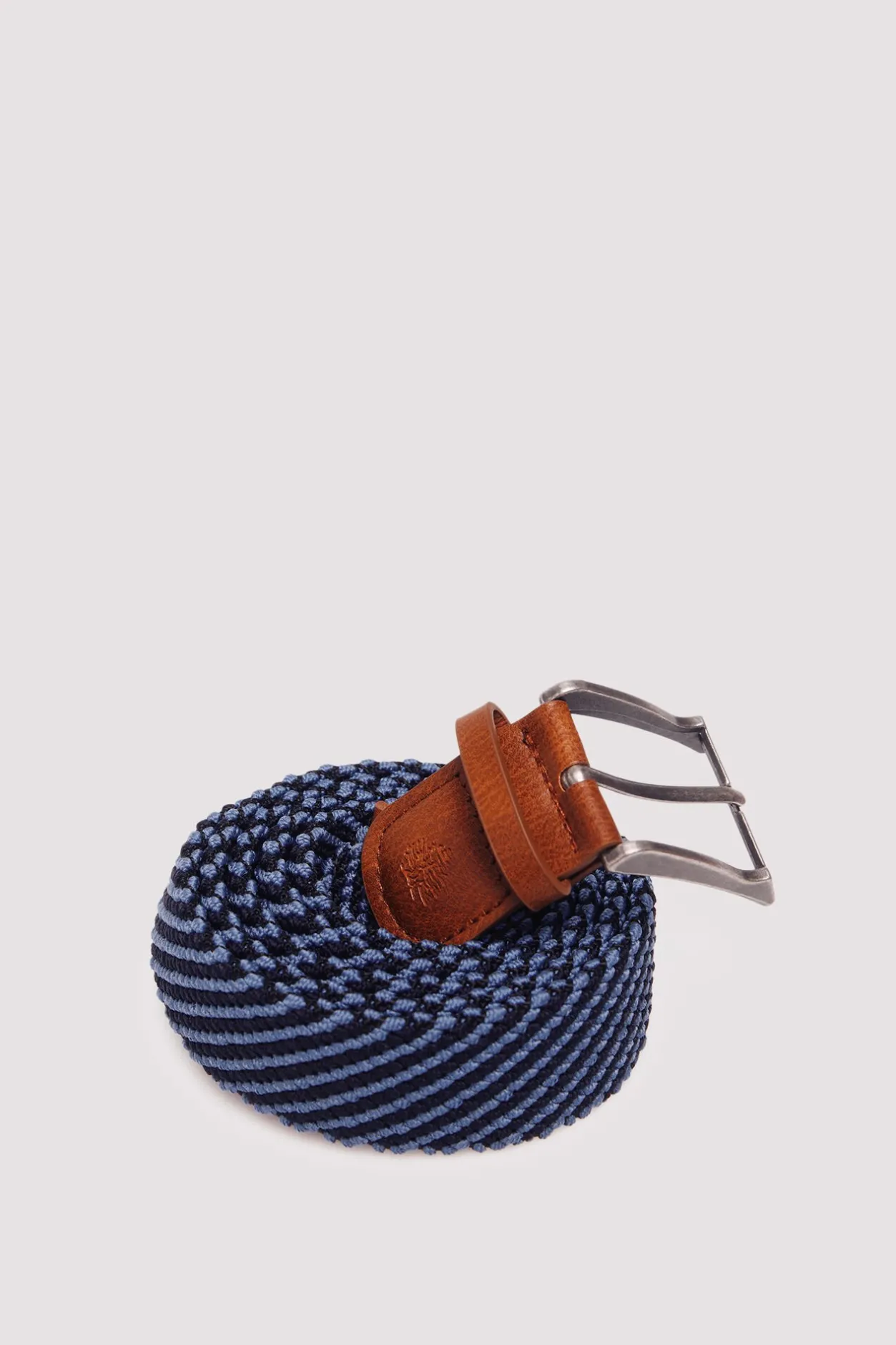 Springfield Cinturón trenzado bicolor azul Hot