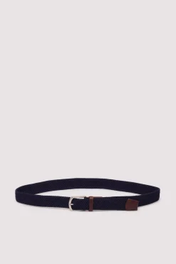 Springfield Cinturón trenzado básico azul New