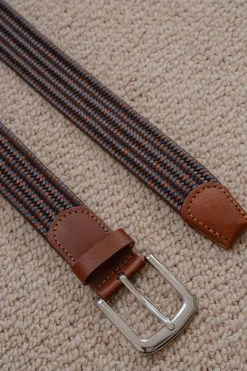 Celopman Cinturón trenzado multicolor azul New