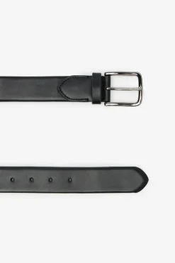 Cortefiel Cinturón vestir elástico Negro Best