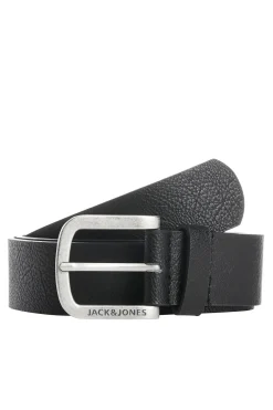 Jack & Jones Cinturon piel negro Sale