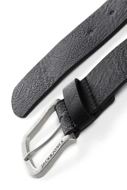Jack & Jones Cinturon piel negro Sale