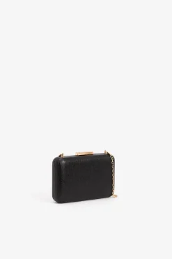 Vilanova Clutch efecto piel rectangular Negro Best