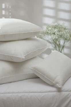 Textura Cojín de fibra firmeza media blanco Sale