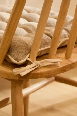 Calma House Cojín de silla cuadrado en tono piedra Sorento beige Outlet