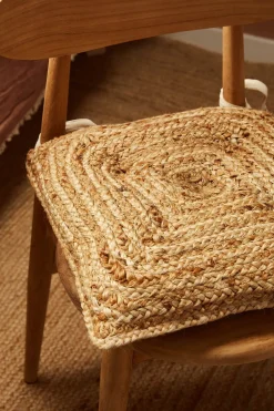 Calma House Cojín de silla de yute Ural nude New