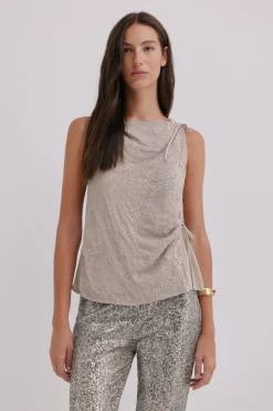 Hoss Intropia Colette. Top romántico Gris Discount