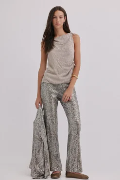 Hoss Intropia Colette. Top romántico Gris Discount