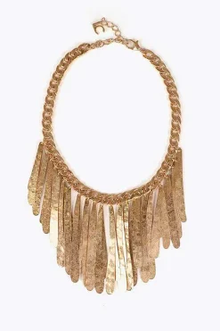 Lola Casademunt Collar flecos Dorado Best