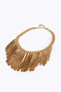 Lola Casademunt Collar flecos Dorado Best