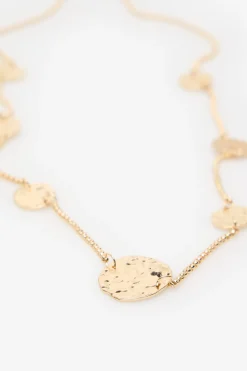 Cortefiel Collar medallas largo Dorado