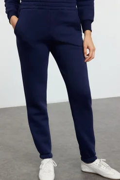 Trendyol Conjunto chándal jogging felpa polar azul Best