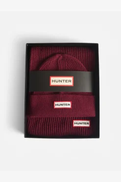 Hunter Conjunto gorro y bufanda Rojo Hot