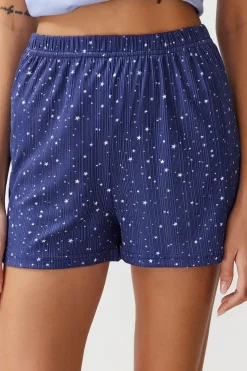 Trendyol Conjunto pijama corto estrellas azul New