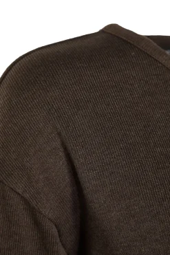 Trendyol Conjunto pijama largo invierno marrón marr&oacute;n