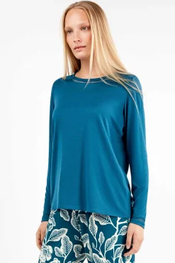 Gisela Conjunto pijama pantalón contraste estampado Discount