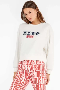 Gisela Conjunto pijama The Beatles punto interlock beige