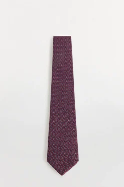 Pedro del Hierro Corbata seda natural Burdeos Best