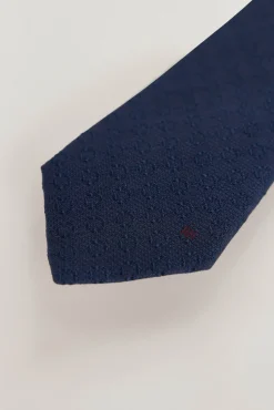 Pedro del Hierro Corbata seda natural Azul Discount