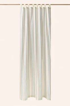 Calma House Cortina a rayas multicolor Camp estampado Online