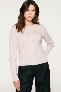 Selected Cárdigan 100% lana merino. Beige Clearance