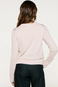 Selected Cárdigan 100% lana merino. Beige Clearance