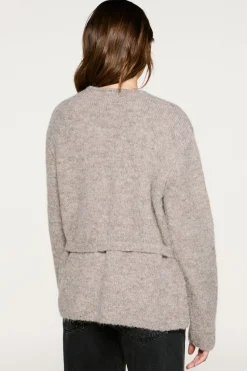 Selected Cárdigan alpaca lazada Beige Discount