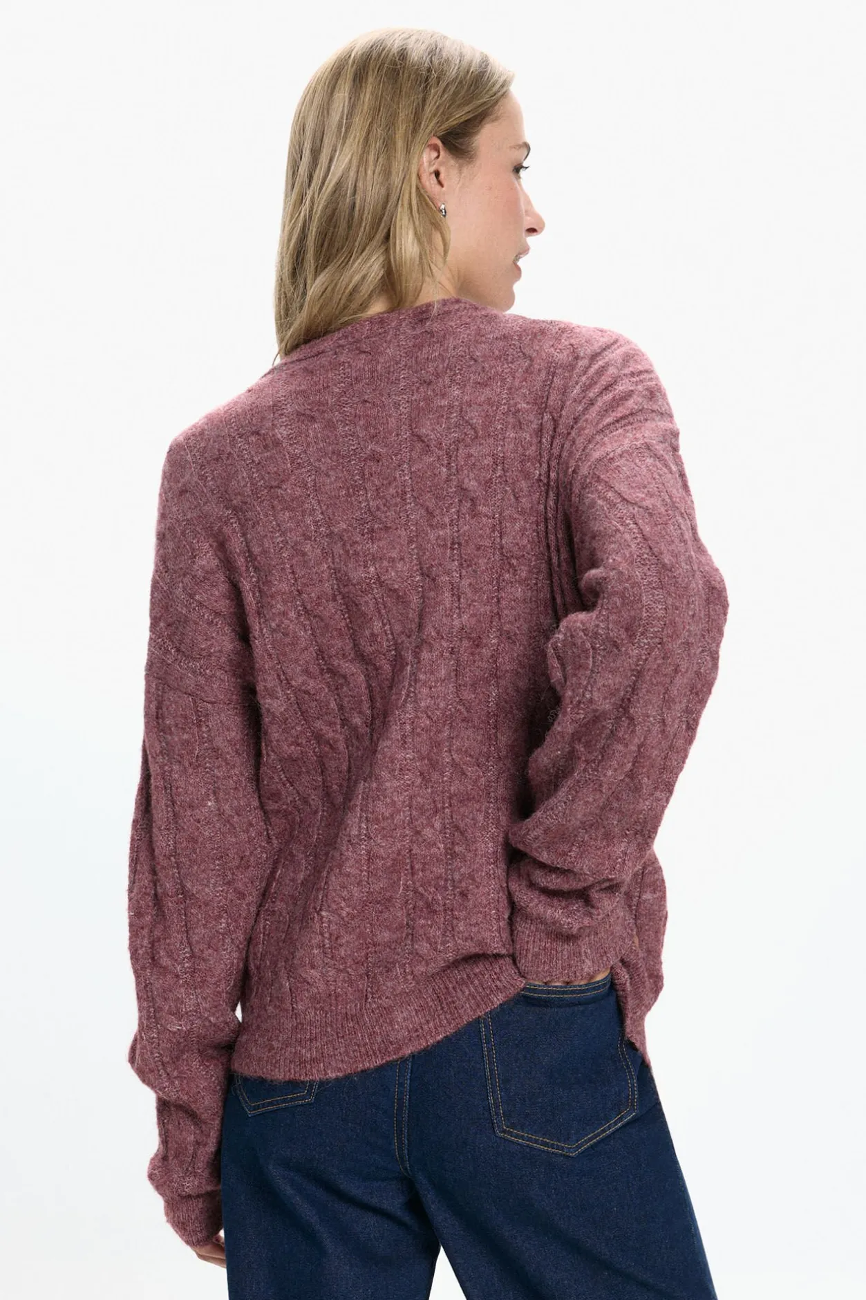 Vero Moda Cárdigan botones perla Rosa Outlet