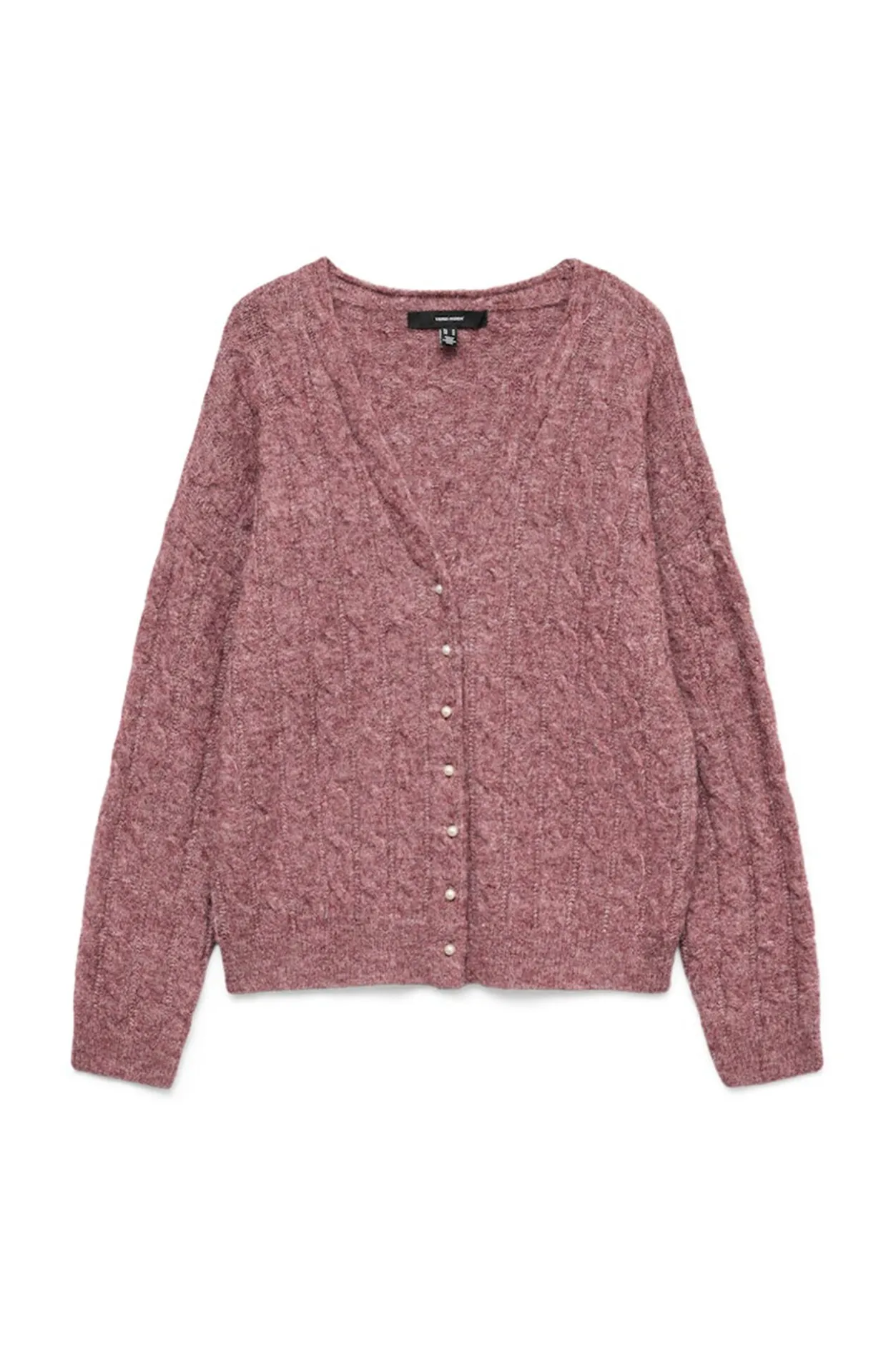Vero Moda Cárdigan botones perla Rosa Outlet