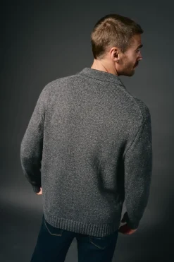 OOTO Cárdigan botones y dos bolsillos Gris Discount