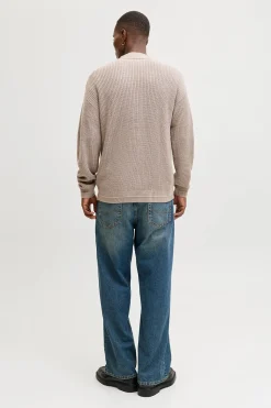 Jack & Jones Cárdigan básico cuello pico gris Best