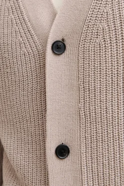 Jack & Jones Cárdigan básico cuello pico gris Best