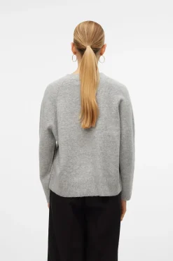 Vero Moda Cárdigan con bolsillos Gris Best