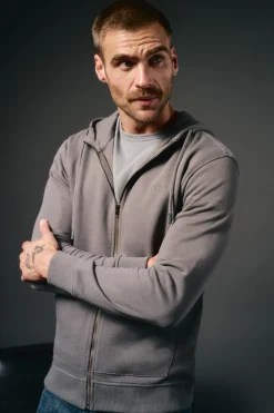 OOTO Cárdigan con capucha Gris Outlet