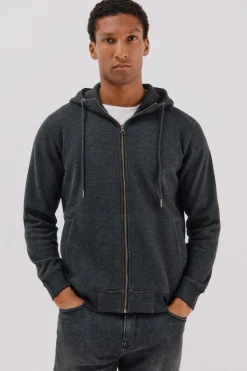 Cortefiel Cárdigan con capucha Gris New