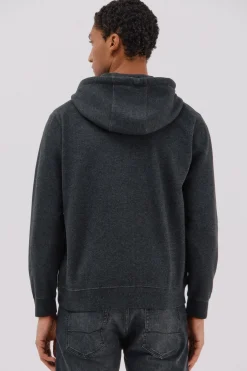 Cortefiel Cárdigan con capucha Gris New