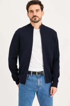 Dockers Cárdigan con cremallera Azul marino Best