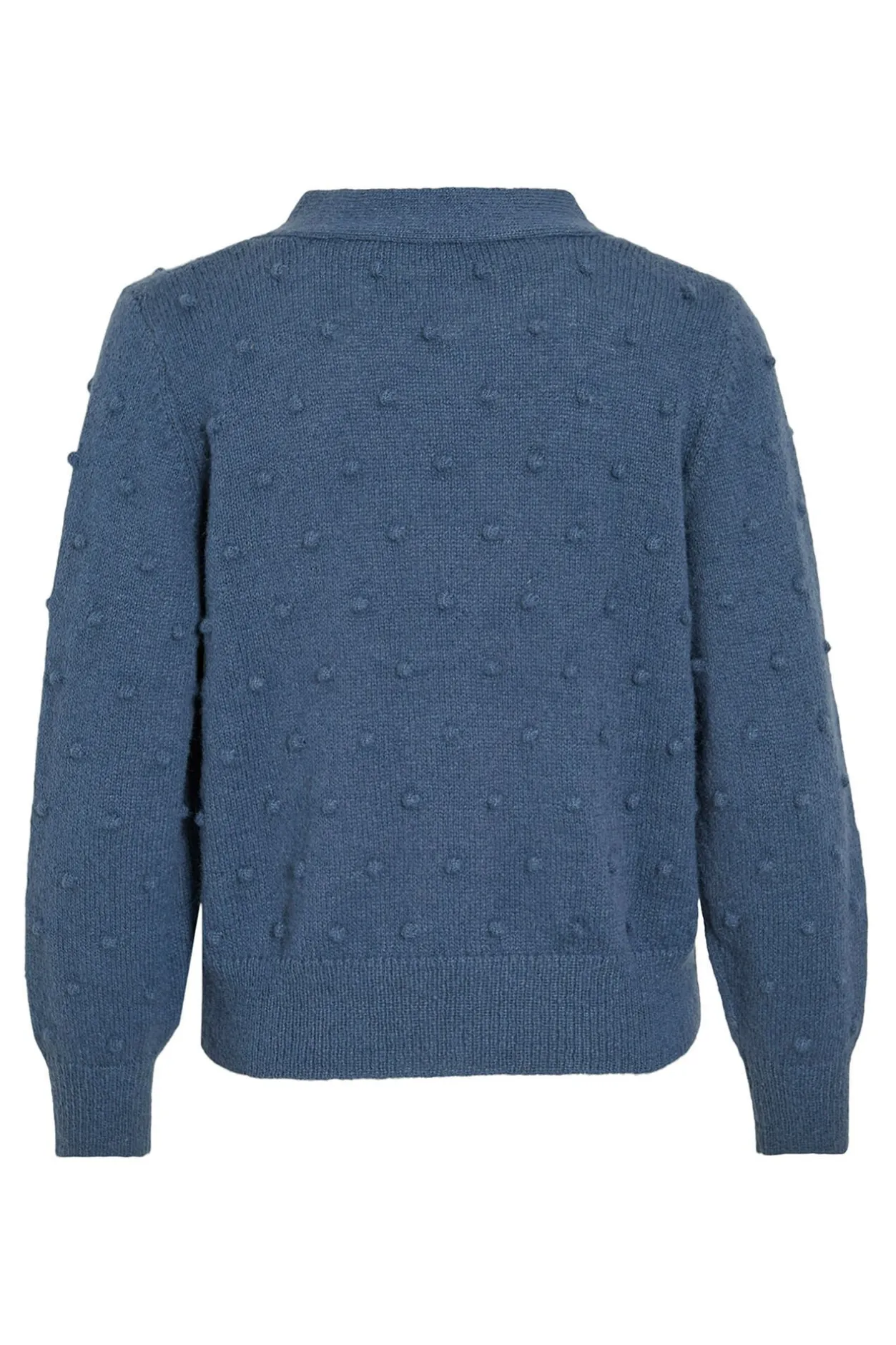 Vila Cárdigan con perlas de punto Azul Online