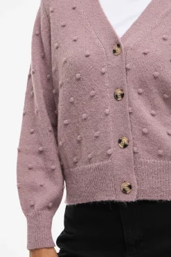 Vila Cárdigan con perlas de punto Rosa Clearance
