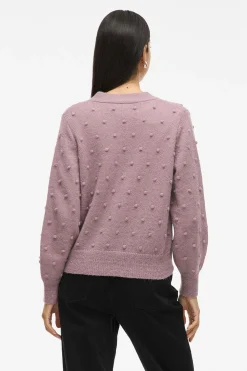 Vila Cárdigan con perlas de punto Rosa Clearance