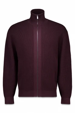 Springfield Cárdigan cremallera burdeos Online