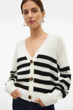 Vero Moda Cárdigan de manga larga con botones Blanco Discount