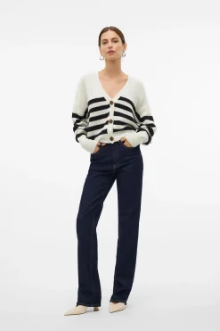 Vero Moda Cárdigan de manga larga con botones Blanco Discount